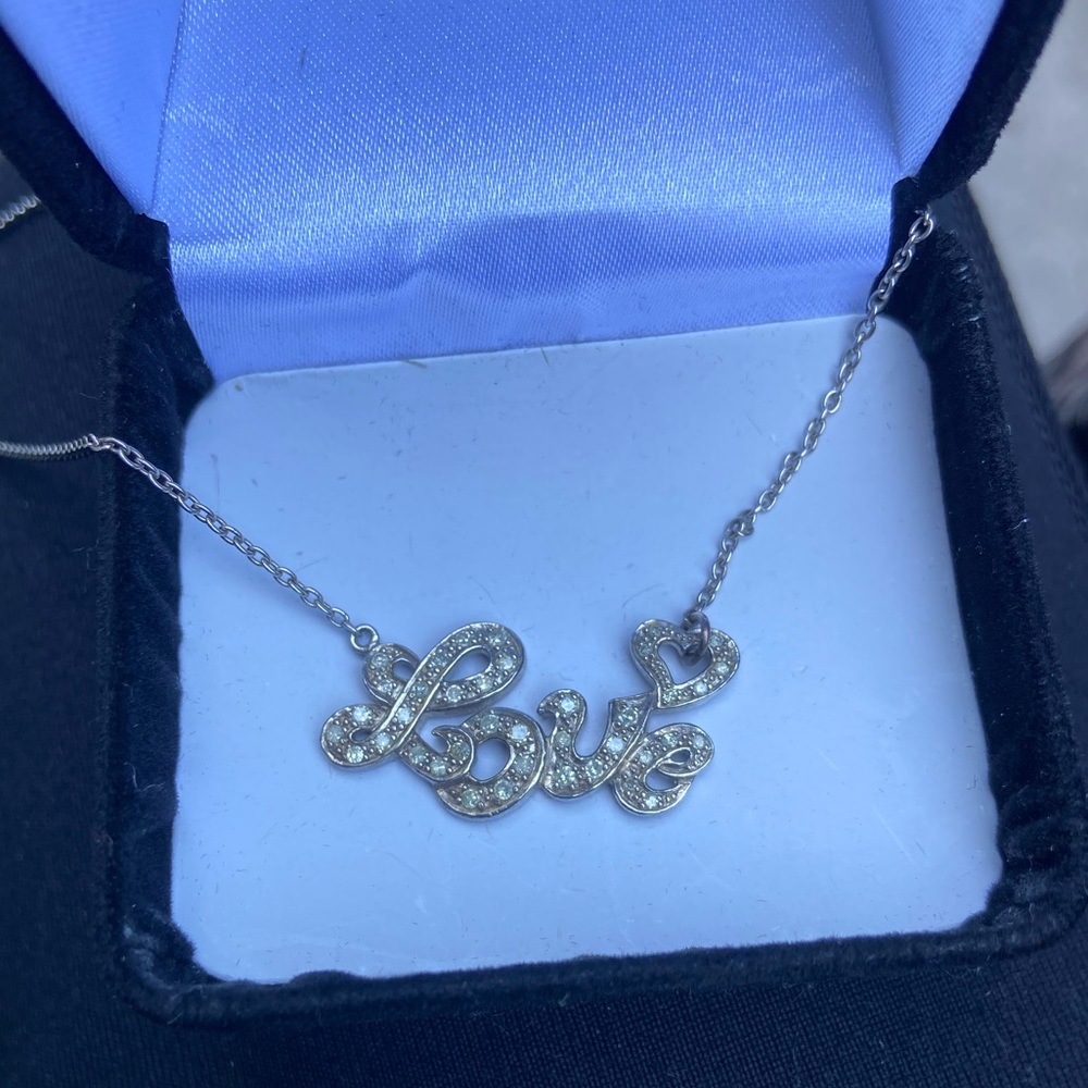 Macy’s Diamond Love Necklace